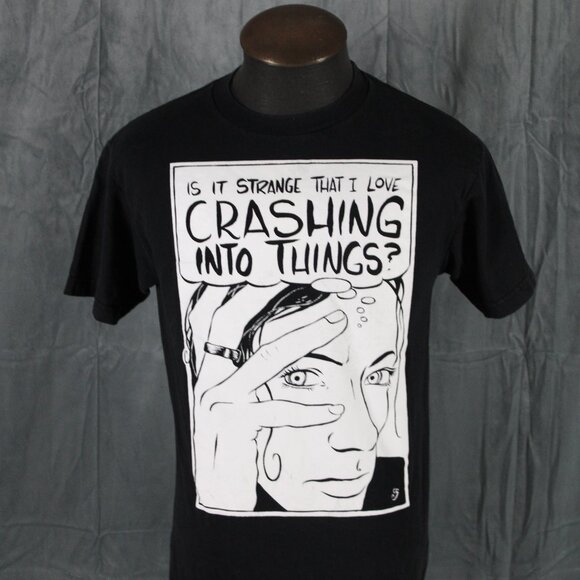Graphic T-shirt - Is it Strange that I Still Crash Into Things Woman - Men's LRG - Picture 1 of 7